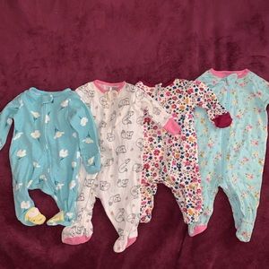 4 pack baby pajamas